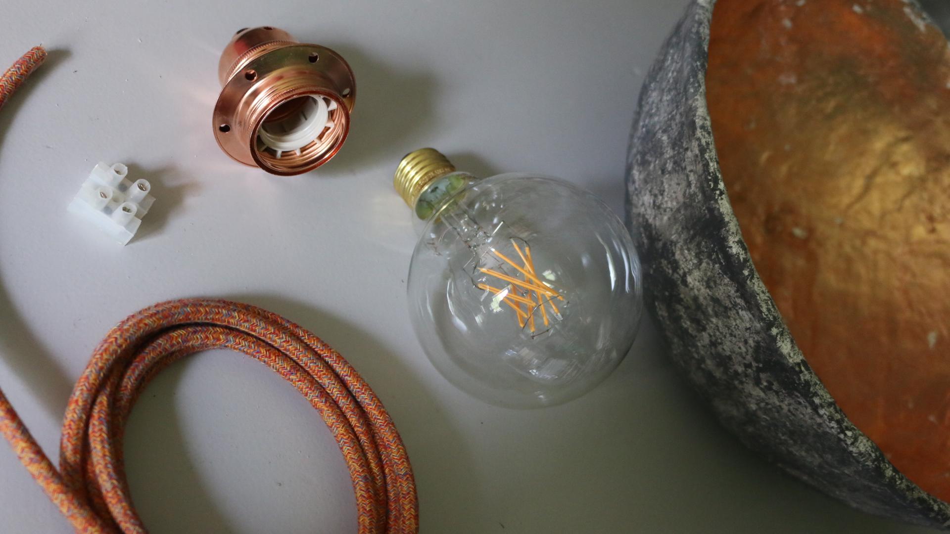 Lampe basteln – astric