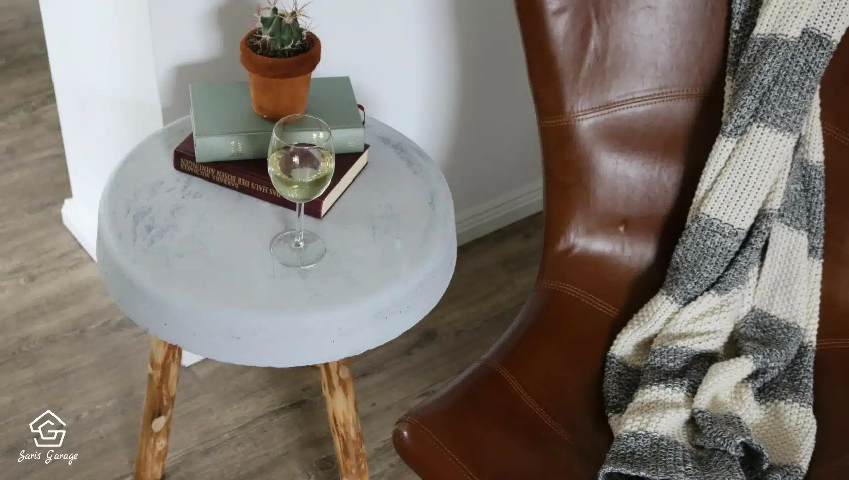 Tisch aus Beton DIY Idee