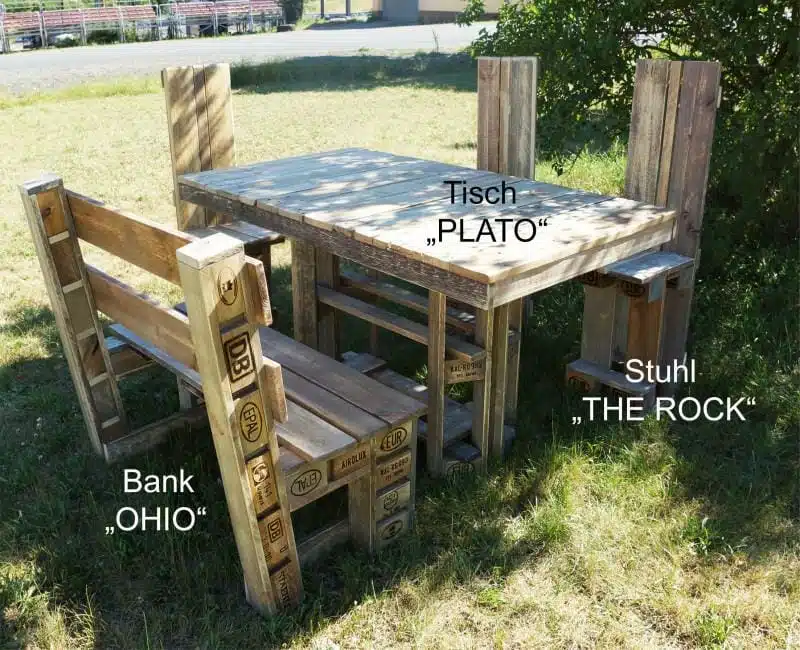 Gartenmöbel aus Paletten - Palettenmöbel