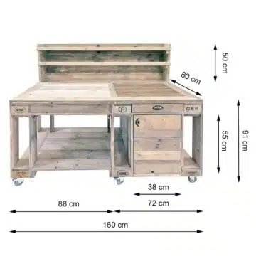 Grillstation aus Paletten Palettenmöbel