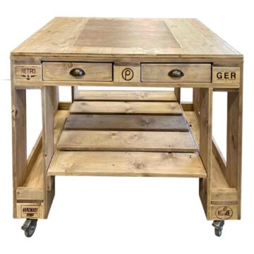Grilltisch aus Paletten Premium Stone Palettenmoebel