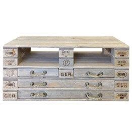 Highboard Kommode aus Europaletten Palettenmoebel