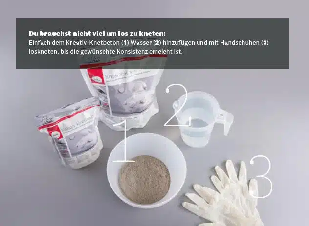 Rayher Knetbeton-Mischverhältnis