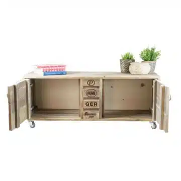 Kommode Sideboard mit Tueren aus Europaletten