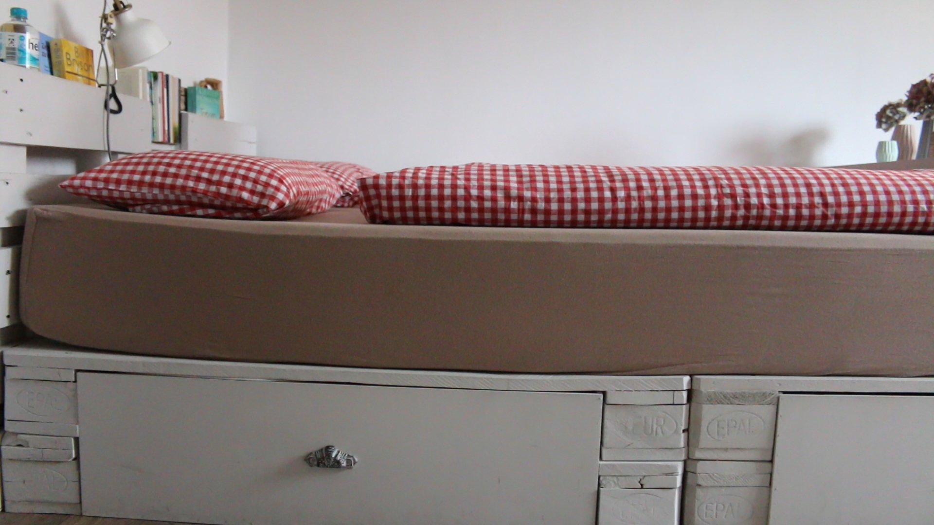 Die richtige matratze für ein palettenbett unser eve matratzen ...