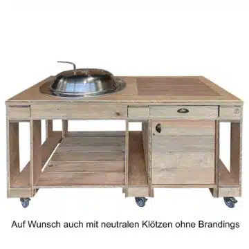 Outdoor Grilltisch aus Palettenholz