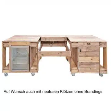 Outdoor Kochinsel aus Paletten