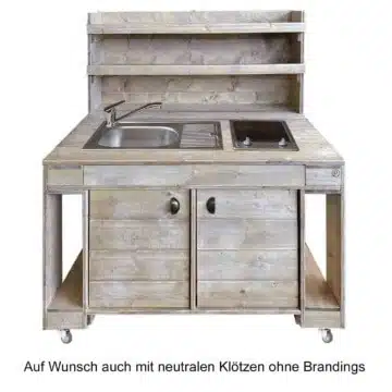 Outdoorküche aus Palettenholz