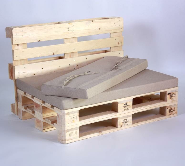 Elegantes Paletten Kissen Outdoor Bild