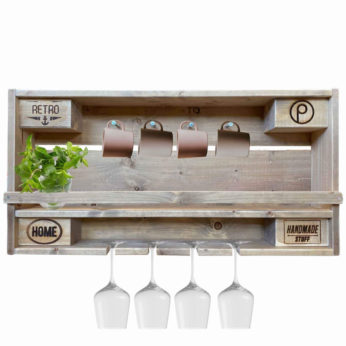 regal aus paletten für garten