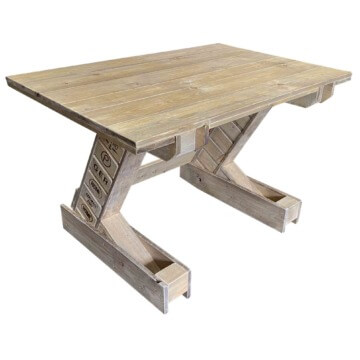 Schreibtisch aus Palettenholz Palettenmöbel