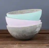 Betonschalen aus Knetbeton