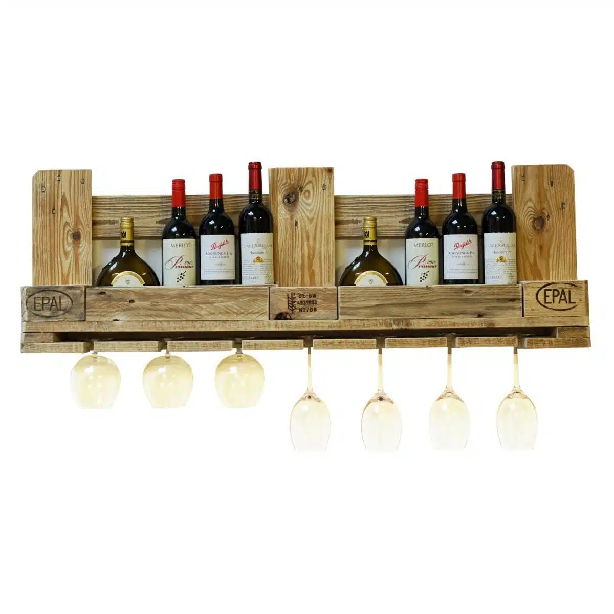 Weinregal aus Paletten-Regal aus Europaletten