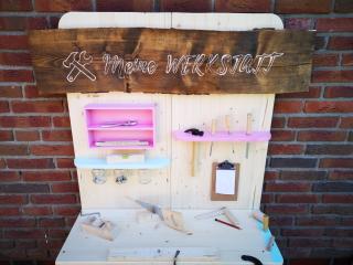 Werkbank kinder selber bauen diy
