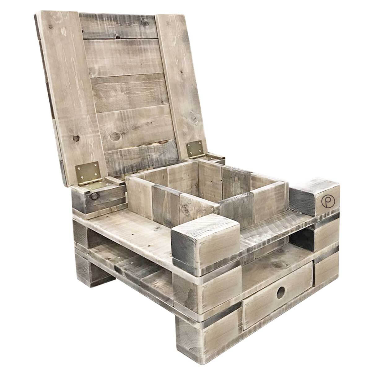 ᐅᐅ Quadratischer Paletten Couchtisch | Palettenmöbel Shop