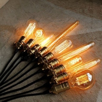 Antike Edison Vintage Glühbirne - 40W - E27 - 220-240V -6
