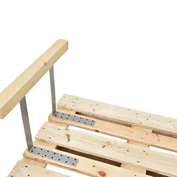 Armlehne & Rückenlehne für Euro-Paletten-Sofa - Couch - Palettenmöbel - massiv Holzoptik -2