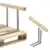 Armlehne & Rückenlehne für Euro-Paletten-Sofa - Couch - Palettenmöbel - massiv Holzoptik -3
