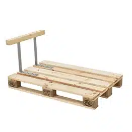 Armlehne & Rückenlehne für Euro-Paletten-Sofa - Couch - Palettenmöbel - massiv Holzoptik