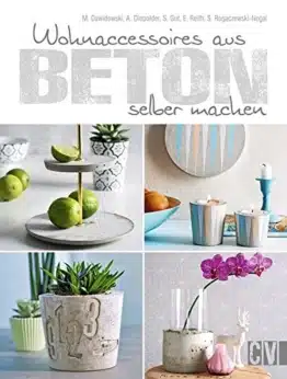 Buch-Beton Deko- Wohnaccessoires aus Beton