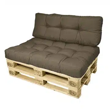 Europaletten-Kissen wählbar mit Auflage -  120x40x10-20 cm - verschiedene Farben auswählbar-4