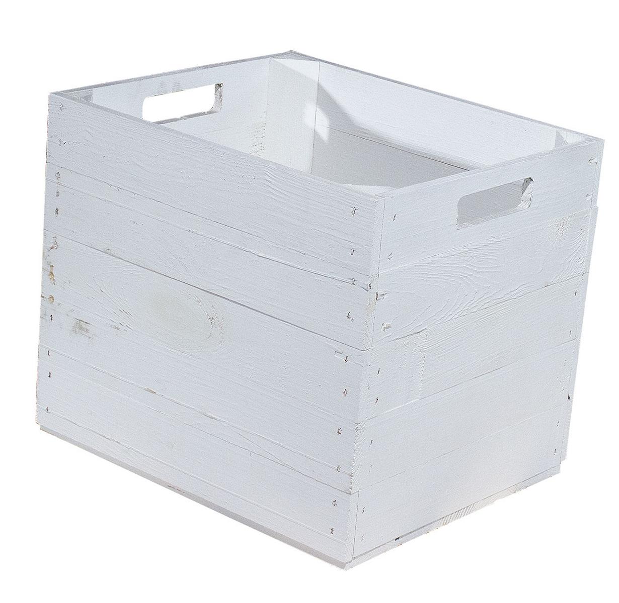 ᐅ Holzkiste für Ikea Kallax Regale weiß Vintage Kisten Shop