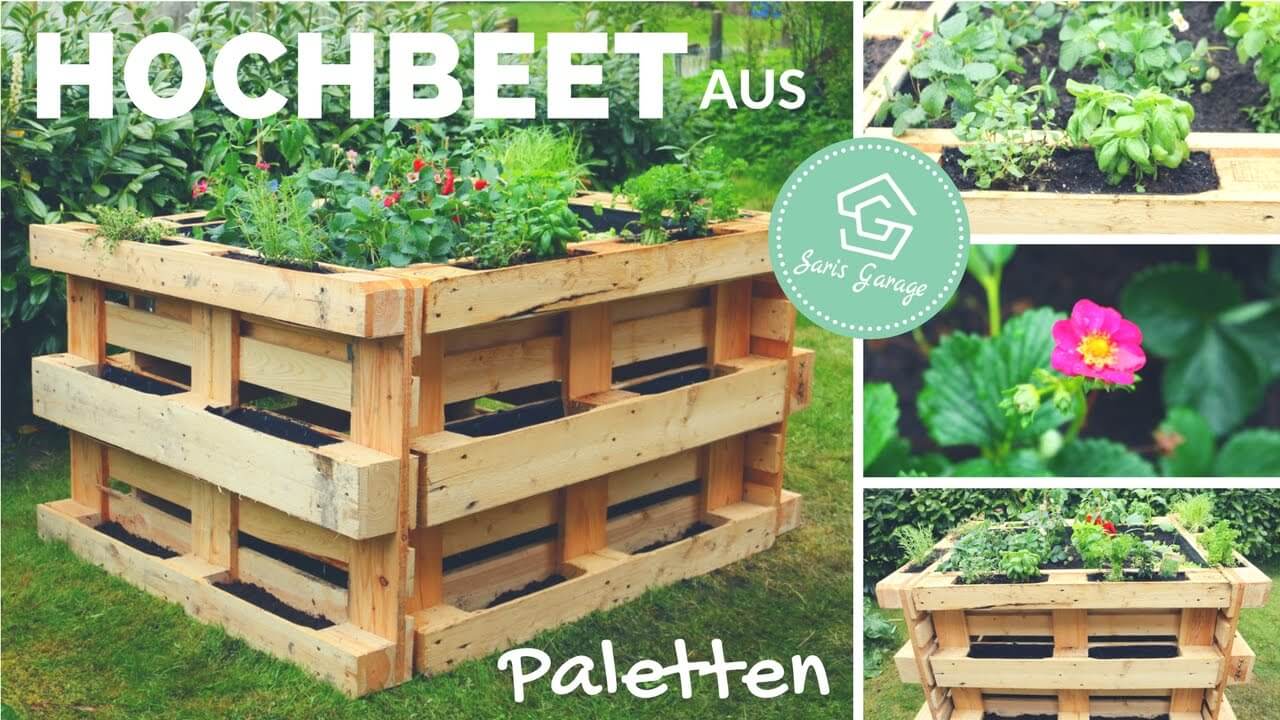 ᐅ Hochbeet aus Paletten selber bauen | DIY Ratgeber 2020