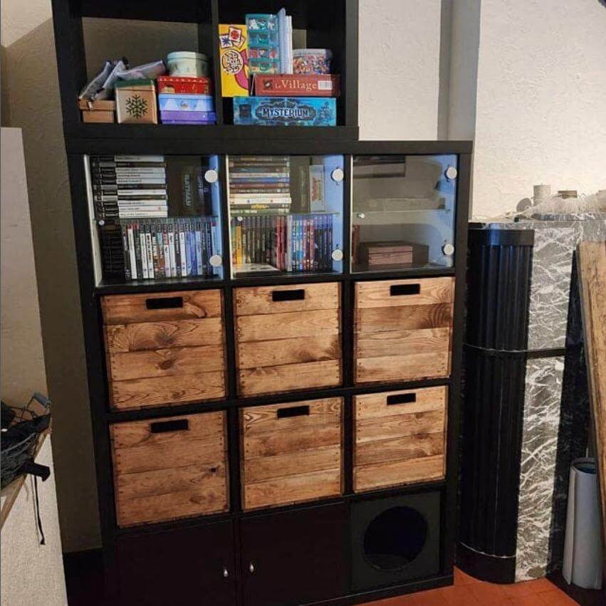 41+ Holzkisten Regal Ikea, Die kisten bieten äußerst viel stauraum.