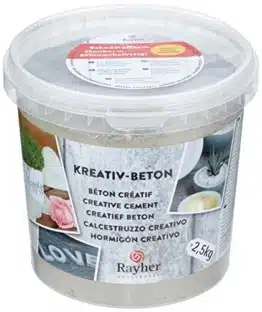 Kreativ Beton Rayher - 2,5 kg Eimer-Kreativbeton