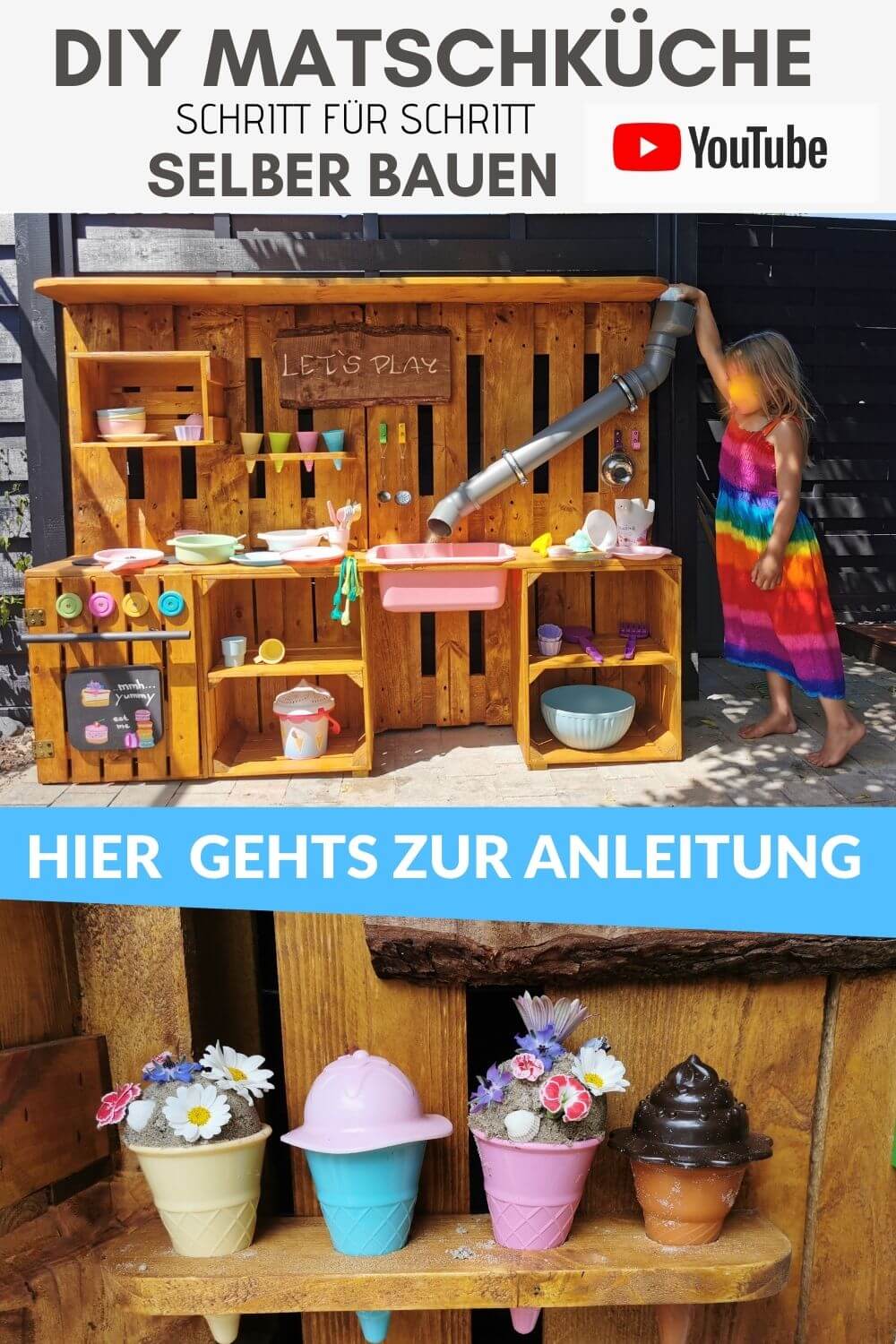 matschküche bauen diy anleitung