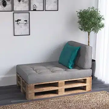 Palettenpolster Set - Kissen - Polster - Lehne - Sitz- Seitenkissen zusammstellbar -6