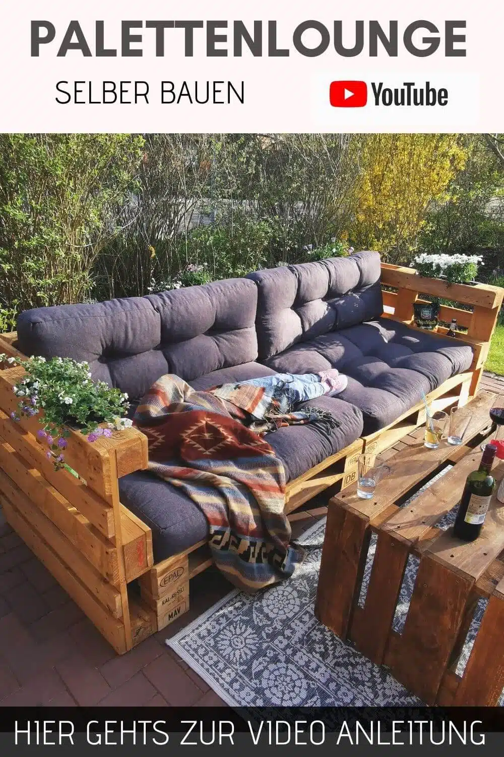 palettensofa lounge terrasse garten balkon