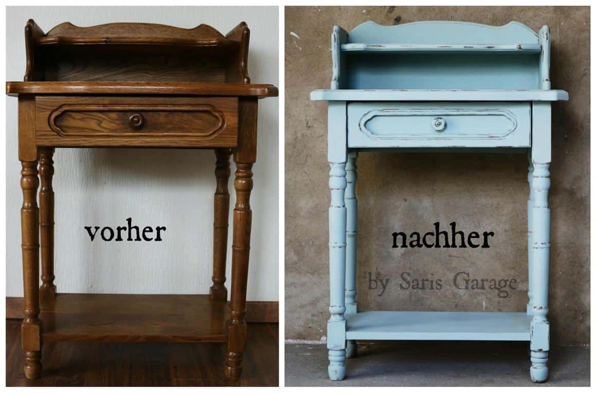 ᐅ Sekretär mit Shabby Chic Technik bearbeiten Aus alt